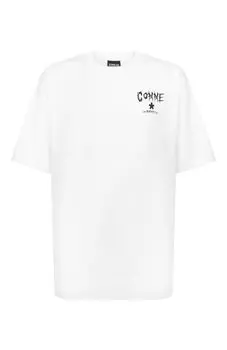 Хлопковая футболка Comme des Fuckdown