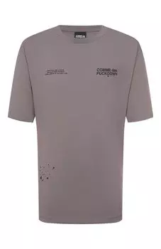 Хлопковая футболка Comme des Fuckdown