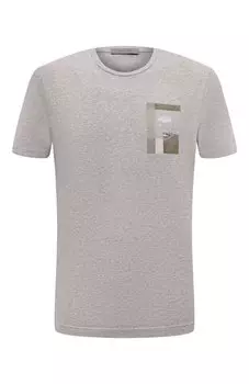 Хлопковая футболка Corneliani