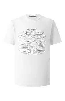 Хлопковая футболка Corneliani