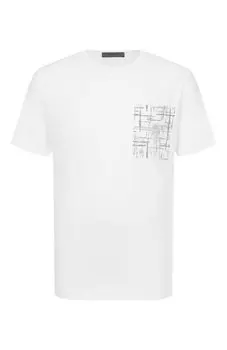 Хлопковая футболка Corneliani