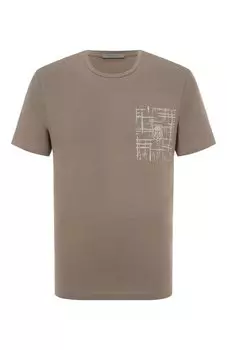 Хлопковая футболка Corneliani