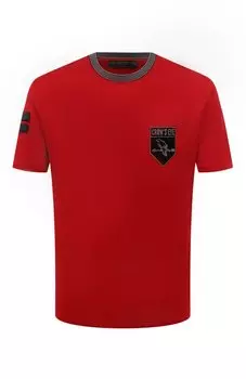 Хлопковая футболка Crow’s eye