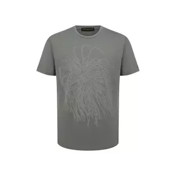 Хлопковая футболка Daniele Fiesoli