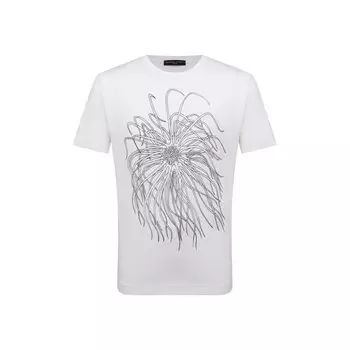 Хлопковая футболка Daniele Fiesoli