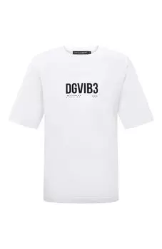 Хлопковая футболка DGVIB3 Dolce & Gabbana
