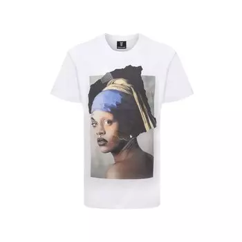 Хлопковая футболка Diego Venturino