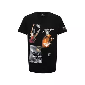 Хлопковая футболка Diego Venturino