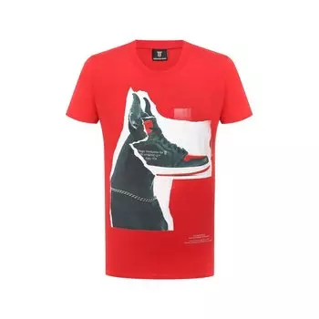 Хлопковая футболка Diego Venturino