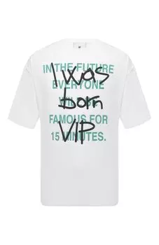 Хлопковая футболка Diego Venturino