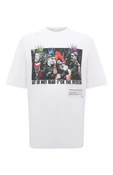 Хлопковая футболка Diego Venturino