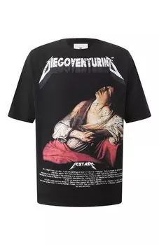 Хлопковая футболка Diego Venturino