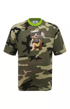 Хлопковая футболка Diego Venturino