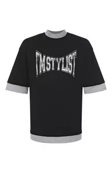 Хлопковая футболка Diego Venturino