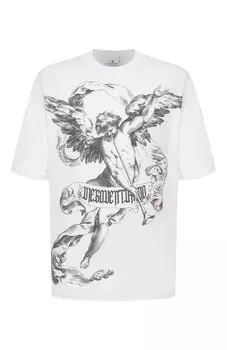 Хлопковая футболка Diego Venturino