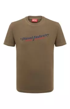 Хлопковая футболка Diesel