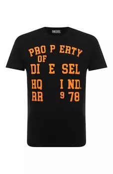 Хлопковая футболка Diesel