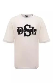 Хлопковая футболка Diesel