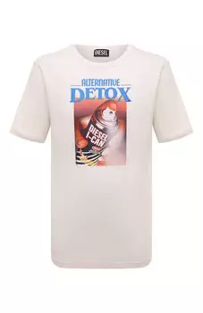 Хлопковая футболка Diesel