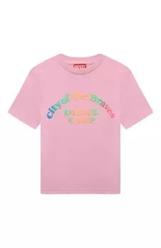 Хлопковая футболка Diesel