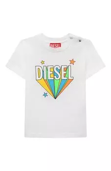 Хлопковая футболка Diesel