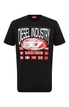 Хлопковая футболка Diesel