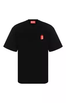 Хлопковая футболка Diesel