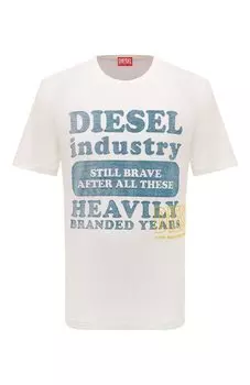 Хлопковая футболка Diesel