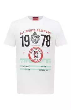 Хлопковая футболка Diesel