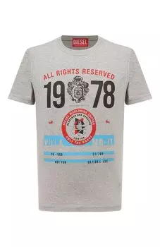Хлопковая футболка Diesel