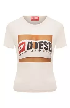 Хлопковая футболка Diesel