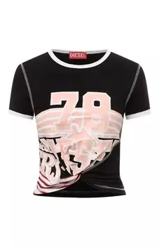 Хлопковая футболка Diesel