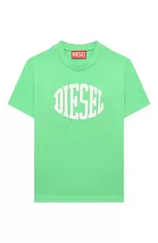Хлопковая футболка Diesel
