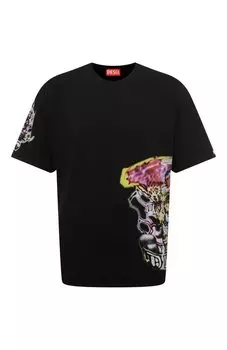 Хлопковая футболка Diesel