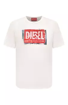 Хлопковая футболка Diesel