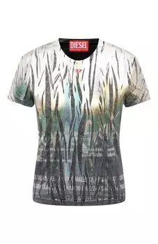Хлопковая футболка Diesel