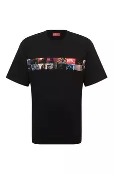 Хлопковая футболка Diesel