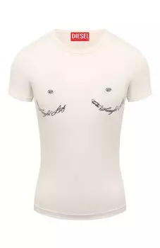 Хлопковая футболка Diesel