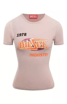 Хлопковая футболка Diesel