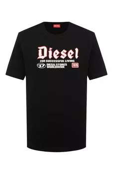 Хлопковая футболка Diesel
