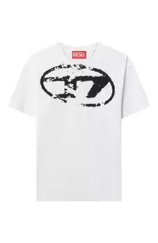 Хлопковая футболка Diesel