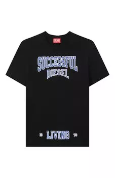 Хлопковая футболка Diesel