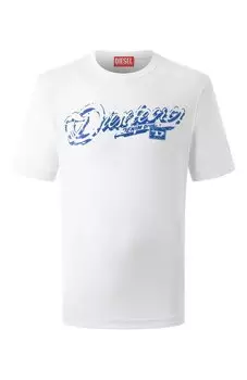 Хлопковая футболка Diesel