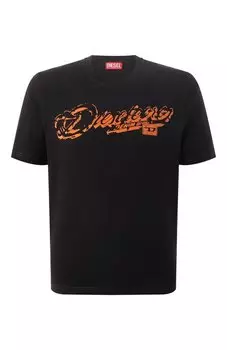 Хлопковая футболка Diesel