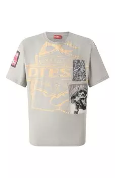 Хлопковая футболка Diesel