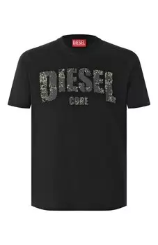 Хлопковая футболка Diesel