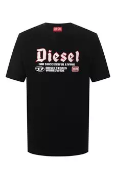 Хлопковая футболка Diesel