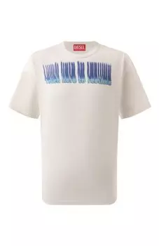 Хлопковая футболка Diesel