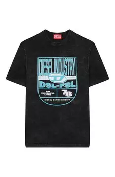 Хлопковая футболка Diesel