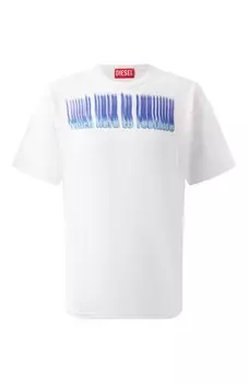 Хлопковая футболка Diesel